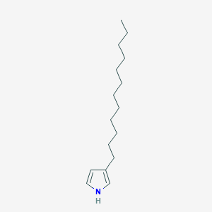 molecular formula C16H29N B14291458 3-Dodecyl-1H-pyrrole CAS No. 120394-64-1