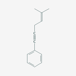 Benzene, (5-methyl-4-hexen-1-ynyl)-