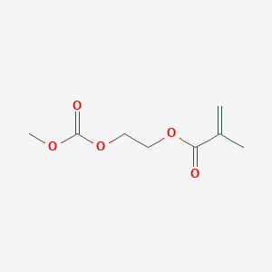 molecular formula C8H12O5 B14291486 2-[(Methoxycarbonyl)oxy]ethyl 2-methylprop-2-enoate CAS No. 116770-34-4