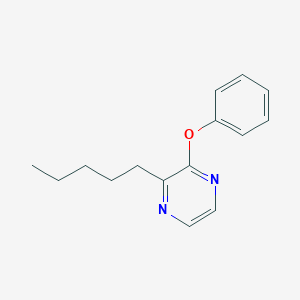 Pyrazine, 2-pentyl-3-phenoxy