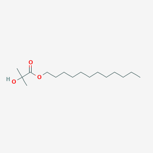 molecular formula C16H32O3 B14291512 Dodecyl 2-hydroxy-2-methylpropanoate CAS No. 114214-85-6