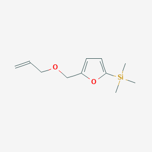 Trimethyl(5-{[(prop-2-en-1-yl)oxy]methyl}furan-2-yl)silane