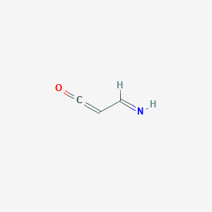 molecular formula C3H3NO B14291626 3-Iminoprop-1-EN-1-one CAS No. 112532-08-8