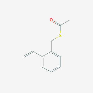 S-[(2-Ethenylphenyl)methyl] ethanethioate