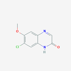 7-Chloro-6-methoxyquinoxalin-2(1H)-one