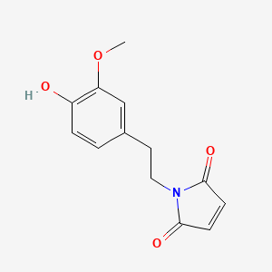 1-[2-(4-Hydroxy-3-methoxyphenyl)ethyl]-1H-pyrrole-2,5-dione