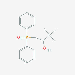 B14291682 2-Butanol, 1-(diphenylphosphinyl)-3,3-dimethyl- CAS No. 123271-34-1