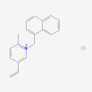 5-Ethenyl-2-methyl-1-[(naphthalen-1-yl)methyl]pyridin-1-ium chloride