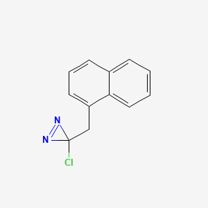 3-Chloro-3-[(naphthalen-1-yl)methyl]-3H-diazirene