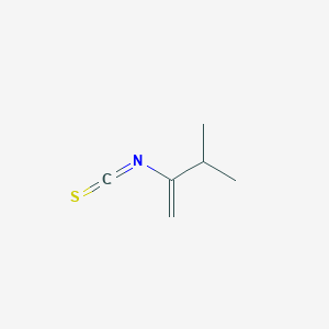 molecular formula C6H9NS B14291784 2-Isothiocyanato-3-methylbut-1-ene CAS No. 114246-07-0