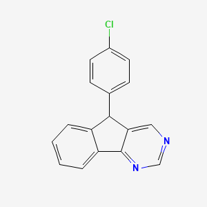 5-(4-Chlorophenyl)-5H-indeno[1,2-D]pyrimidine