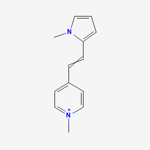 1-Methyl-4-[2-(1-methyl-1H-pyrrol-2-yl)ethenyl]pyridin-1-ium