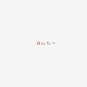 Technetium(2+), oxo-