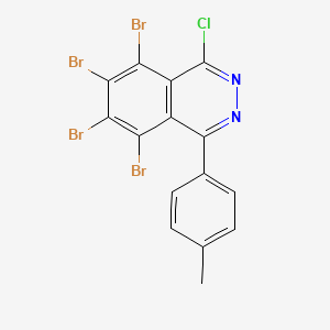 5,6,7,8-Tetrabromo-1-chloro-4-(4-methylphenyl)phthalazine