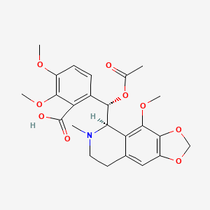 molecular formula C24H27NO9 B14291859 Papaveroxidine CAS No. 116988-08-0