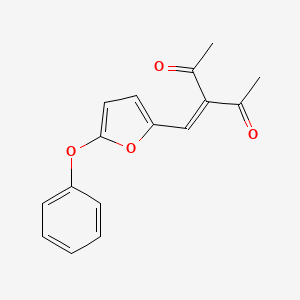 2,4-Pentanedione, 3-[(5-phenoxy-2-furanyl)methylene]-