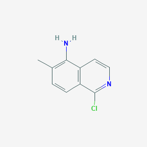 molecular formula C10H9ClN2 B1429187 1-氯-6-甲基异喹啉-5-胺 CAS No. 1093101-44-0