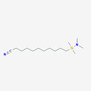 11-[(Dimethylamino)(dimethyl)silyl]undecanenitrile