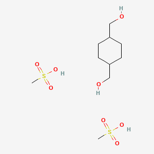 [4-(Hydroxymethyl)cyclohexyl]methanol;methanesulfonic acid