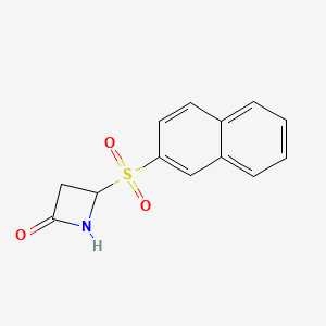 4-Naphthalen-2-ylsulfonylazetidin-2-one