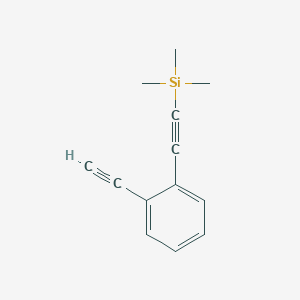 molecular formula C13H14Si B14291945 [(2-Ethynylphenyl)ethynyl](trimethyl)silane CAS No. 120651-33-4