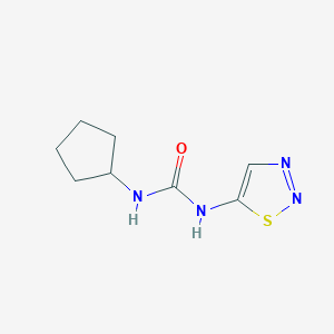 N-Cyclopentyl-N'-1,2,3-thiadiazol-5-ylurea