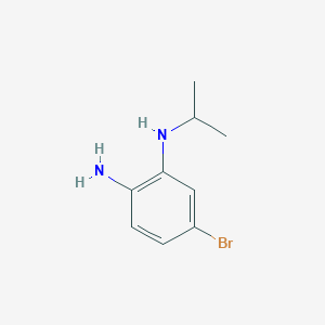 molecular formula C9H13BrN2 B1429202 5-溴-N1-异丙基苯-1,2-二胺 CAS No. 1038408-35-3