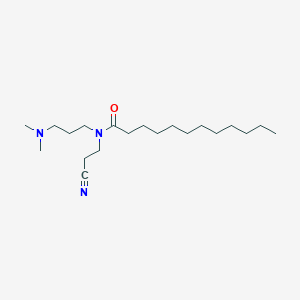 N-(2-Cyanoethyl)-N-[3-(dimethylamino)propyl]dodecanamide