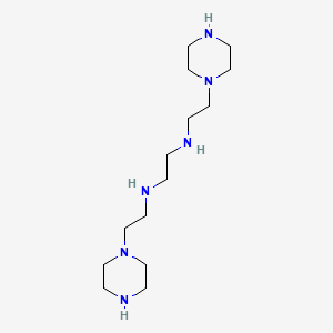 N~1~,N~2~-Bis[2-(piperazin-1-yl)ethyl]ethane-1,2-diamine