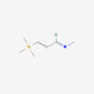 (1E)-N-Methyl-3-(trimethylsilyl)prop-2-en-1-imine