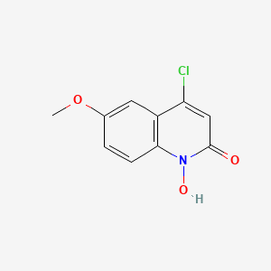 4-Chloro-1-hydroxy-6-methoxyquinolin-2(1H)-one