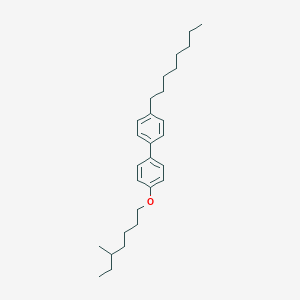 molecular formula C28H42O B14292103 4-[(5-Methylheptyl)oxy]-4'-octyl-1,1'-biphenyl CAS No. 114212-57-6