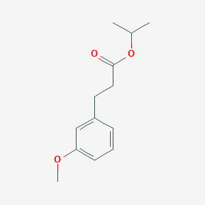 molecular formula C13H18O3 B14292144 Propan-2-yl 3-(3-methoxyphenyl)propanoate CAS No. 113777-15-4