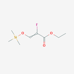 Ethyl 2-fluoro-3-[(trimethylsilyl)oxy]prop-2-enoate