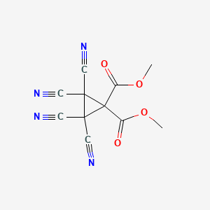 Dimethyl 2,2,3,3-tetracyanocyclopropane-1,1-dicarboxylate