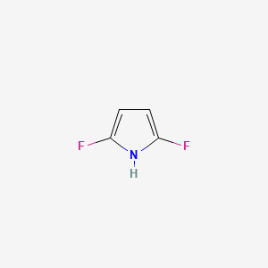 molecular formula C4H3F2N B14292227 2,5-Difluoro-1H-pyrrole CAS No. 120047-50-9