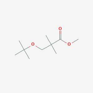 molecular formula C10H20O3 B1429223 3-(叔丁氧基)-2,2-二甲基丙酸甲酯 CAS No. 35889-99-7