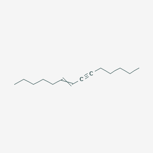 molecular formula C14H24 B14292276 Tetradec-6-en-8-yne CAS No. 128883-78-3