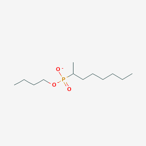 molecular formula C12H26O3P- B14292303 Butyl octan-2-ylphosphonate CAS No. 116116-20-2