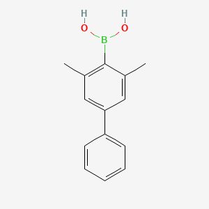 molecular formula C14H15BO2 B1429231 3,5-二甲基联苯-4-基硼酸 CAS No. 1057654-43-9