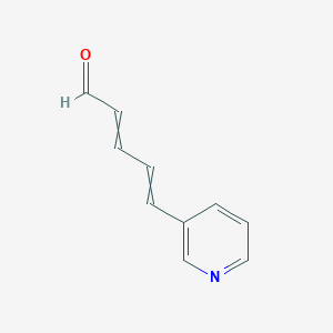 5-(Pyridin-3-yl)penta-2,4-dienal