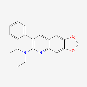 N,N-Diethyl-7-phenyl-2H-[1,3]dioxolo[4,5-G]quinolin-6-amine