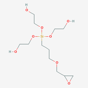 2,2',2''-[({3-[(Oxiran-2-yl)methoxy]propyl}silanetriyl)tris(oxy)]tri(ethan-1-ol)