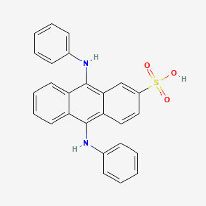 9,10-Dianilinoanthracene-2-sulfonic acid