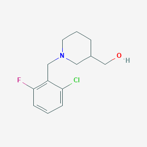 molecular formula C13H17ClFNO B1429248 [1-(2-氯-6-氟苄基)-哌啶-3-基]-甲醇 CAS No. 1261230-49-2