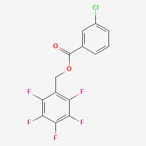 (Pentafluorophenyl)methyl 3-chlorobenzoate