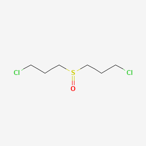 molecular formula C6H12Cl2OS B14292549 1-Chloro-3-(3-chloropropane-1-sulfinyl)propane CAS No. 114106-25-1