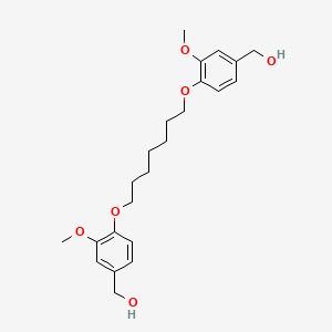 {Heptane-1,7-diylbis[oxy(3-methoxy-4,1-phenylene)]}dimethanol