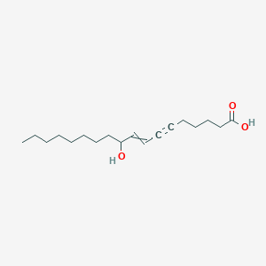 10-Hydroxyoctadec-8-en-6-ynoic acid