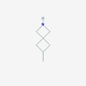 molecular formula C7H13N B1429259 6-甲基-2-氮杂螺[3.3]庚烷 CAS No. 1707369-82-1